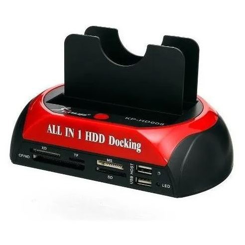Dock Station P/ 2 Hd Sata E Ide 3,5 E 2,5 Usb 2.0 E-sata
