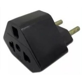 KIT 100 - Peças Pino Adaptador Triangular 10A 20A em Oferta na Shopee