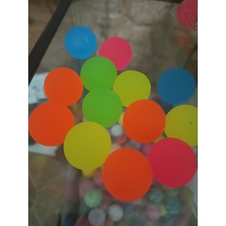Bolinha Pula Pula Cores Neon 27mm Pacote Com 30 Bolinhas