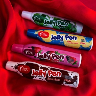 Caneta Comestível Jelly Pen Sabores Sexy Pen Sensuale 35ml - For Sexy | Sex Shop Erótico
