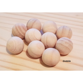 Kit 10 Esferas bolinhas em Pinus 20mm