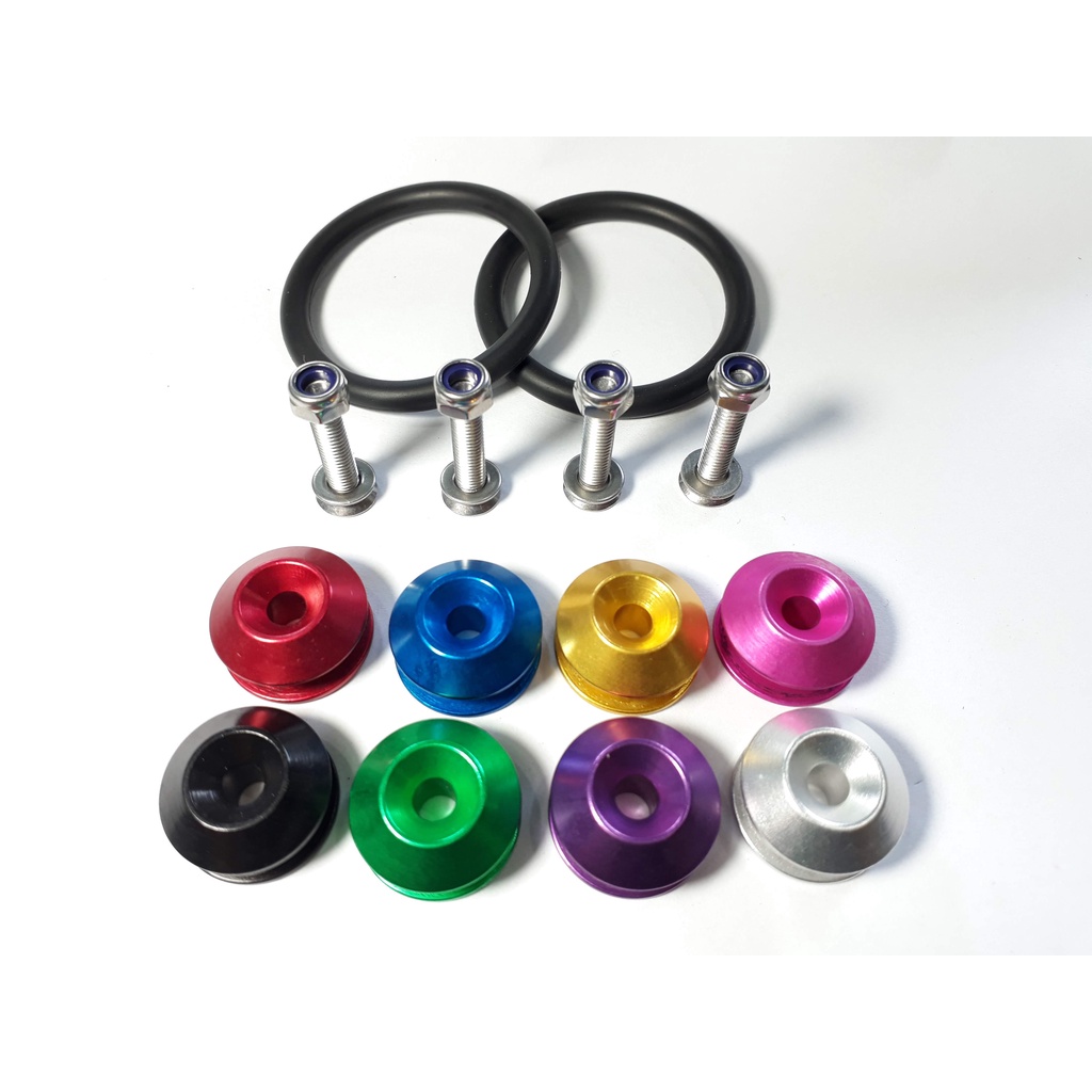 Kit Anilha Trava Parachoque Quick Release em Oferta na Shopee