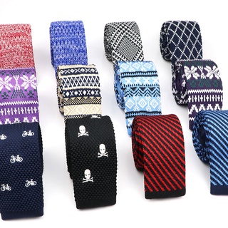 ZONFAZ Gravatas De Malha Masculina Skinny Com Listras Estreita De Pescoço De Fantasia Casamento Casuais De 5,5cm De Largura em Oferta na Shopee