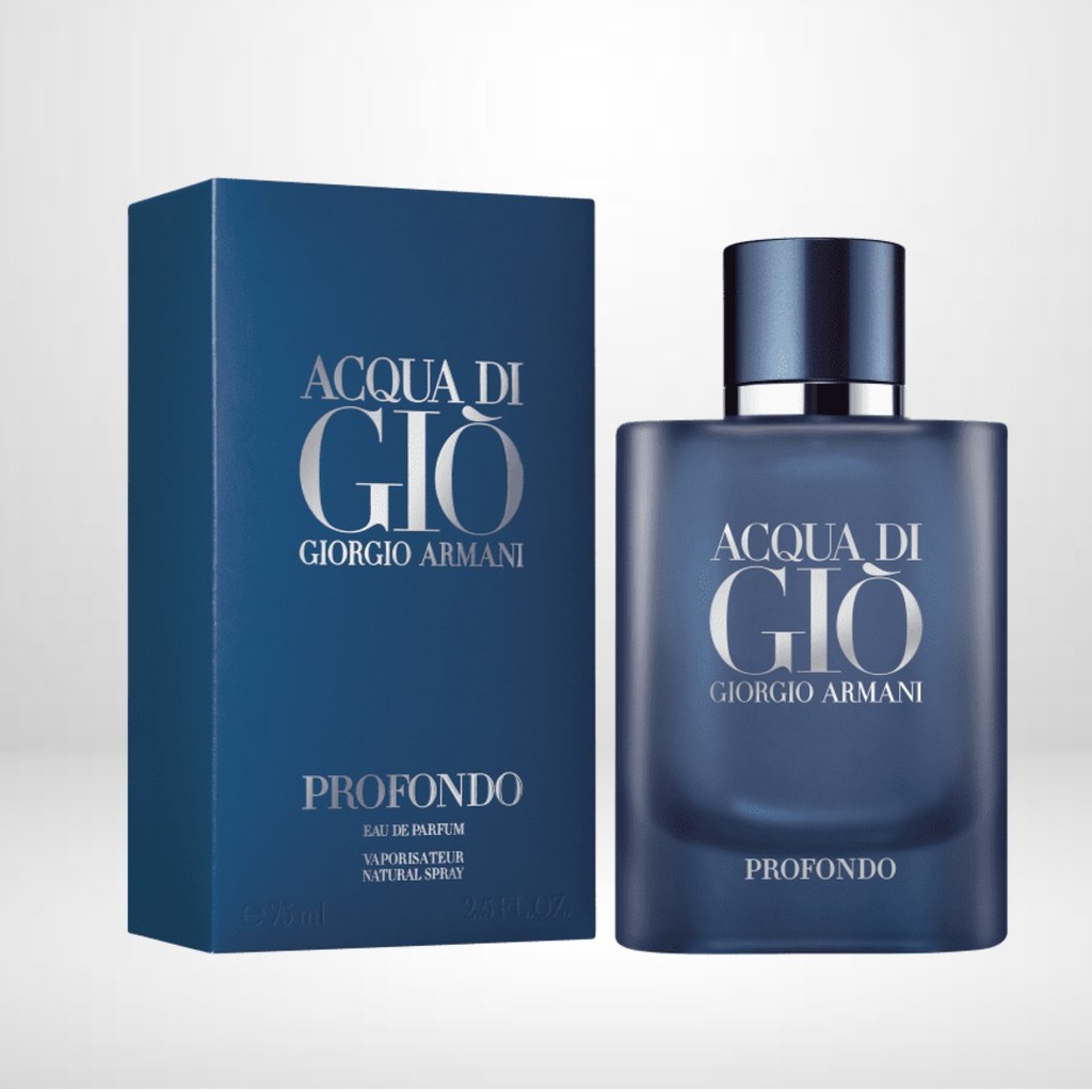 Perfume Acqua di Gio Profondo Giorgio Armani - Masculino - Eau de Parfum  75ml | Shopee Brasil