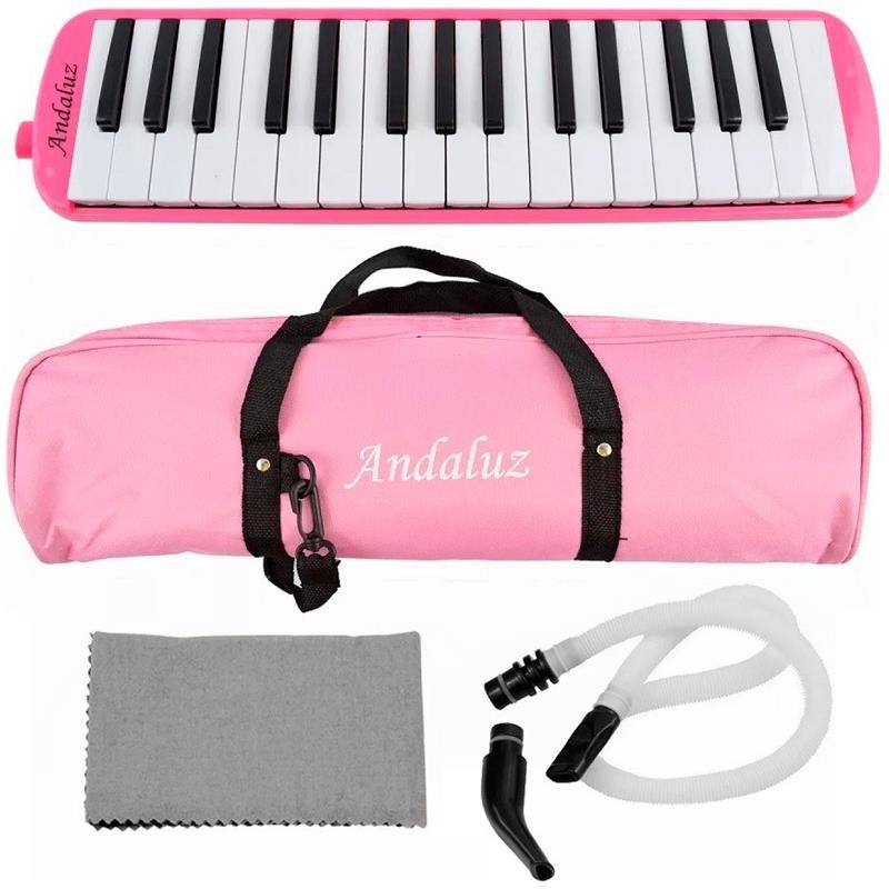Escaleta 32 Teclas Ft32k Rosa Andaluz Com Bag