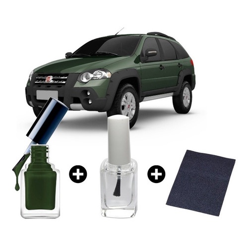 Tinta Tira Risco Automotivo Fiat Palio Weekend Verde Savage