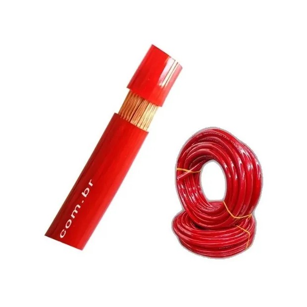 Rolo Fio Cabo Bateria Permak Som Automotivo 35mm 100% Cobre Vermelho - 1818