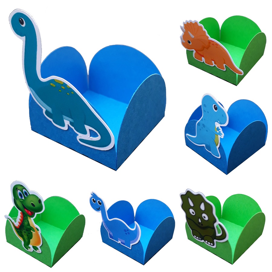 50 Forminhas Dinossauro Baby Personalizada Aniversário Festa Infantil em Oferta na Shopee