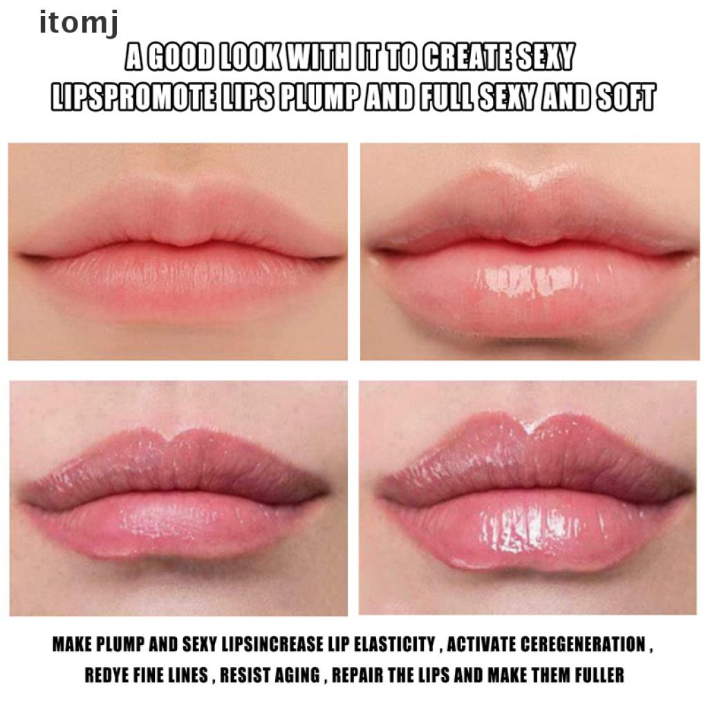 Itomj Lip Oil Plump Set Natural Lips Plumper Mint Ginger Vitamin E Enhancer Lip Cosmet Shopee Brasil