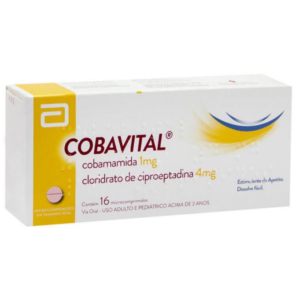 Cobavital Vitamina Estimulante Apetite Engordar - 16 Microcomprimidos ...