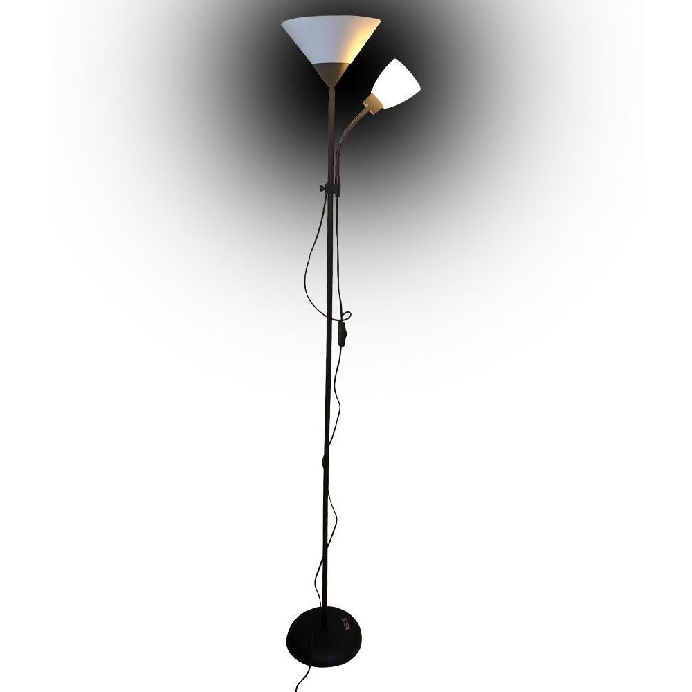 Luminária Pedestal Articulada  Abajur Chão Duo Floor Coluna