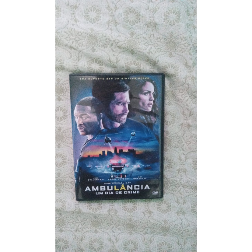 Dvd Filme Ambulância: Um Dia de Crime