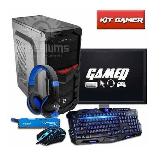 Pc Completo Gamer A4 7300 + Kit Gamer Frete Gratis!