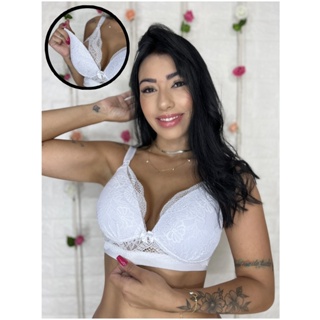 Sutiã de Amamentação com Bojo Soft Ayla - Bojo Confort com Renda. em Oferta na Shopee
