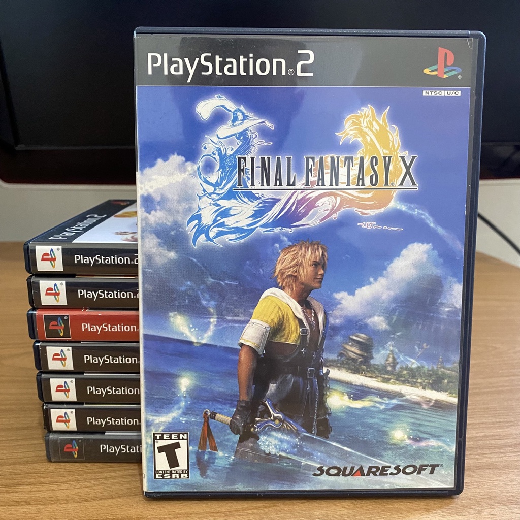 Jogo Final Fantasy X PS2 Playstation 2 Mídia Física Original (Seminovo)