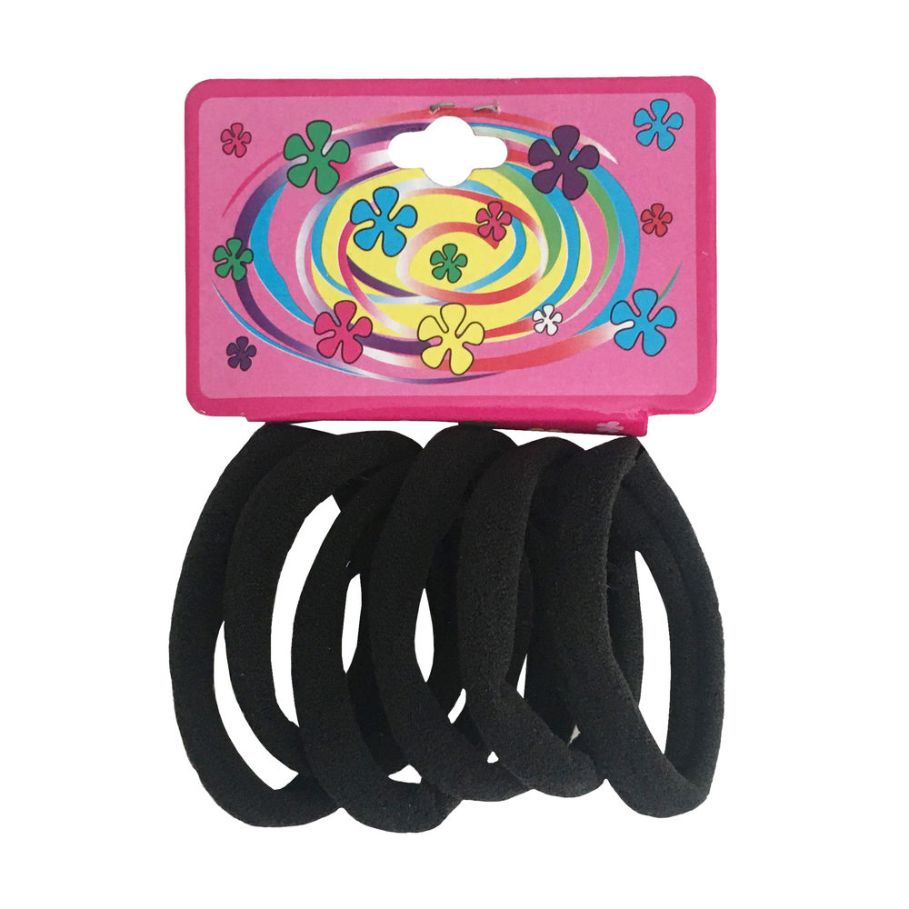 Elástico Pra Cabelo Meia de Seda Preto Kit  36 Peças em Oferta na Shopee