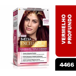 Coloração Imédia Creme 4466 Vermelho Profundo