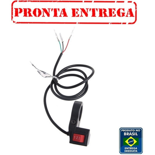Chave Controlador Interruptor De 3 Velocidades Scooter Bike