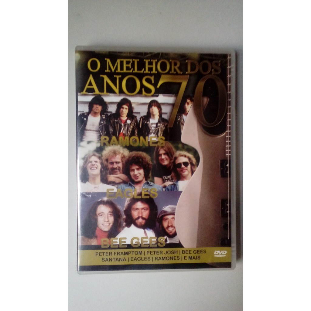 DVD O Melhor Dos Anos 70 - Nazareth / Eagles / Carpenters / Kate Bush / Peter Frampton / Bee Gees / Kiss