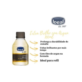 Extra Brilho Com Óleo de Argan Ideal 100ml