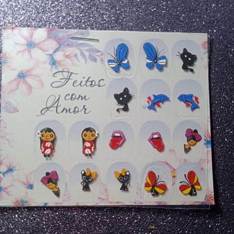 adesivos de unhas