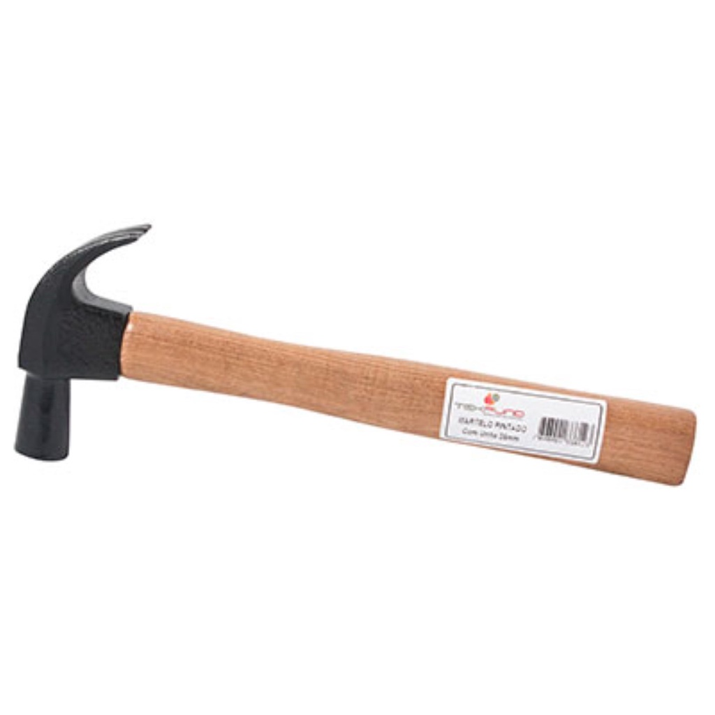 martelo com cabo de madeira em Oferta na Shopee