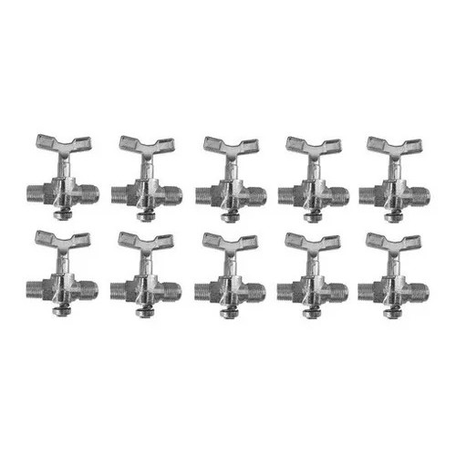Registro De Gás Baixa Pressão Fogão Industrial 10 Uni Zamac