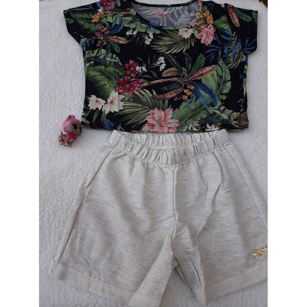 conjunto saia e blusa juvenil