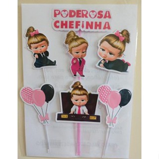 Topo de Bolo Especial Tema Poderosa Chefinha (Papel Fotográfico 180g) em Oferta na Shopee
