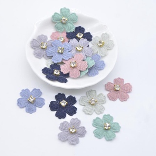 50pçs Adesivos Decorativos De Flor De Cerejeira Multicolorida Para Scrapbooking DIY