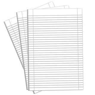 Folha de Papel Almaço C/ Pauta- Tamoio em Oferta na Shopee