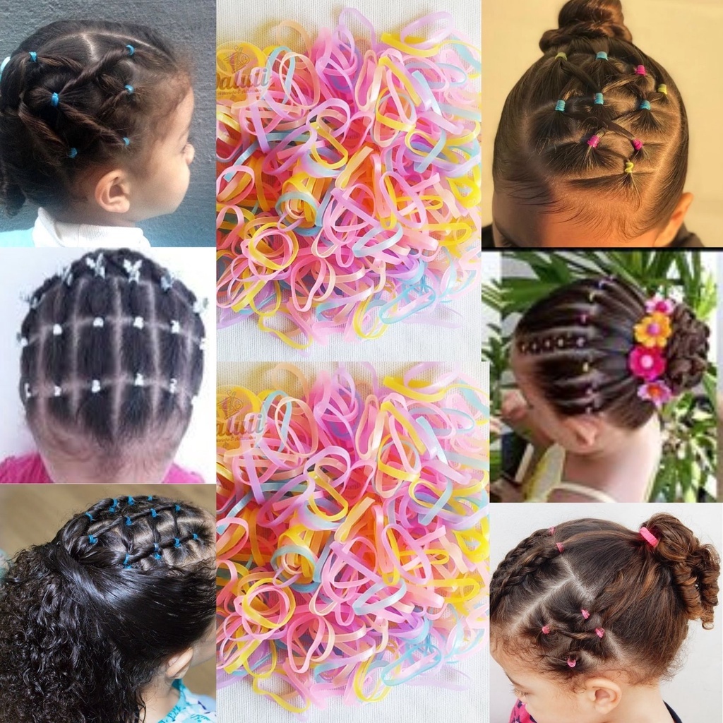 Penteado Infantil Fácil com Ligas de Silicone #25