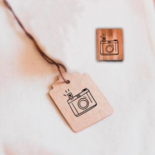 mini carimbo câmera para decoração de embalagens sacolas caixas envio em Oferta na Shopee