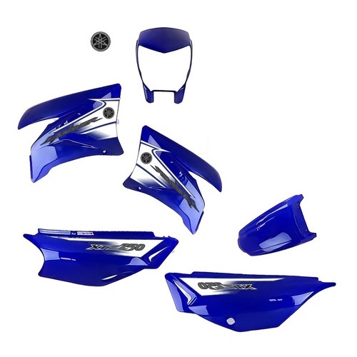 Kit Adesivo Moto Cross Trilha Yamaha Xtz 250 Lander Racing Azul 0,20mm  Personalizado Lm126 - Escorrega o Preço