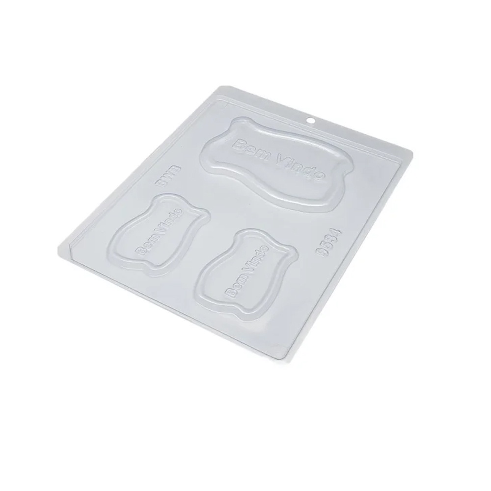 Forma de Acetato Placa Bem Vindo Cód. 9534 BWB