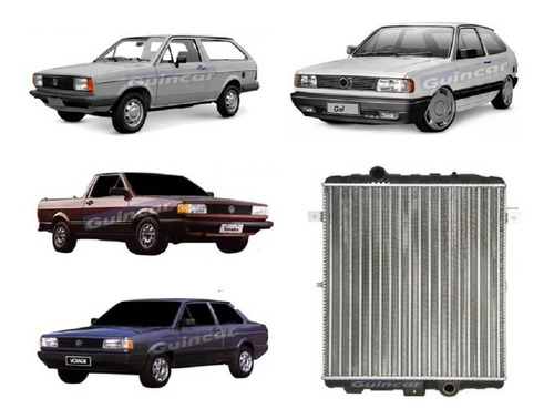 Radiador Vw Saveiro Ap 87 88 89 90 91 92 93 94 Sem Ar