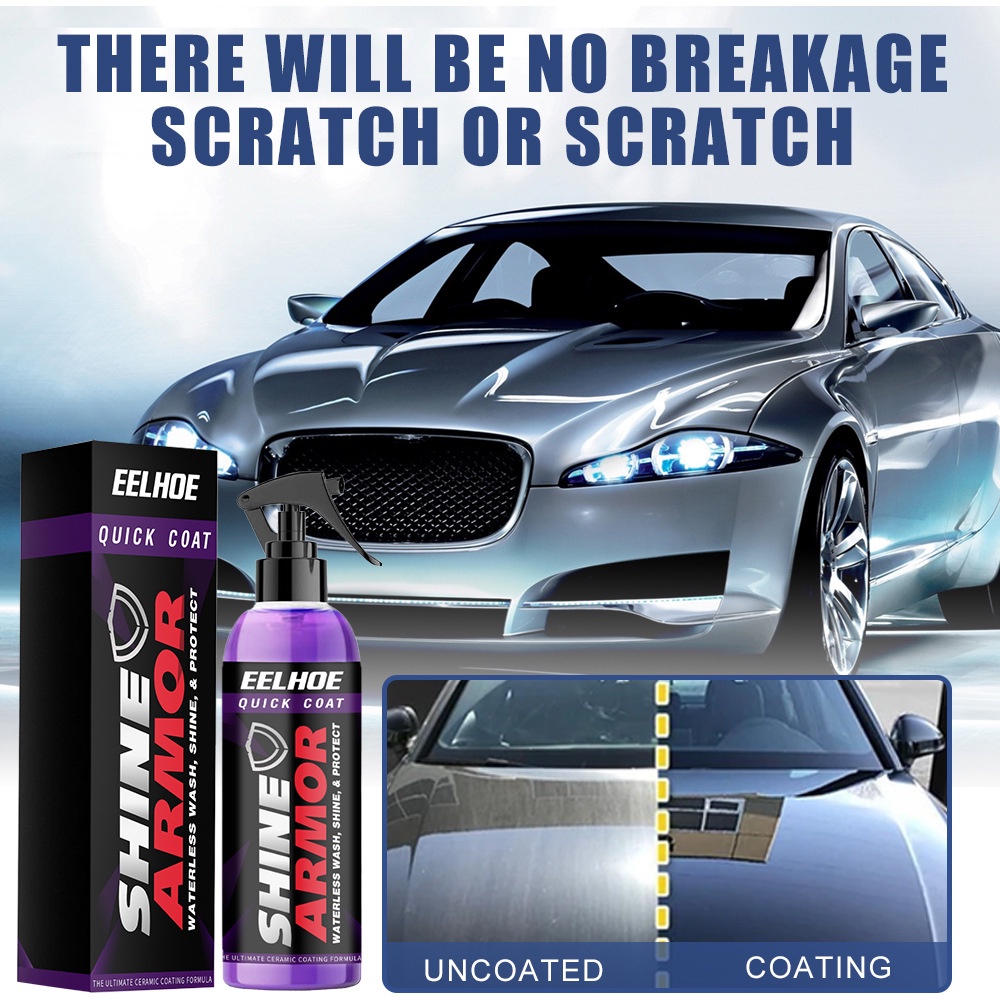 SHINE ARMOR Revestimento Cerâmico Fortify Quick Coat Spray De Polimento De Cera De Carro Lavagem Sem Água E Hidrofóbica