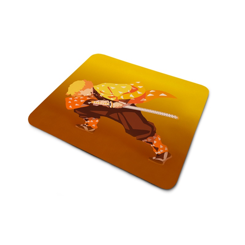 Mouse Pad Zenitsu Demon Slayer Minimalista Shopee Brasil