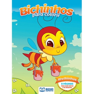 Livro Para Colorir Bichinhos Mágicos - Abelhinhas