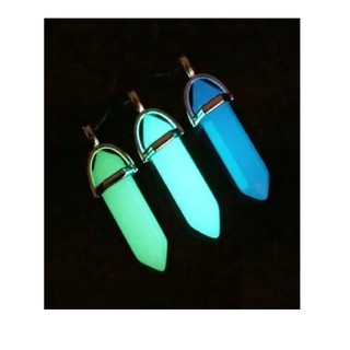 Colar Fluorescente Pedra Da Lua Brilha No Escuro Shopee Brasil