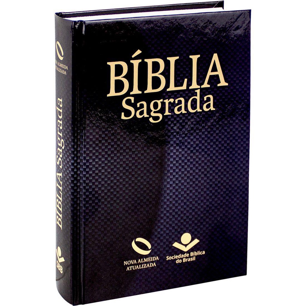 Bíblia Sagrada NAA Pequena com Letra MAIOR - CP Dura Preta em Oferta na Shopee