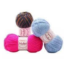lã mollet círculo  100g. Mais Vendida
