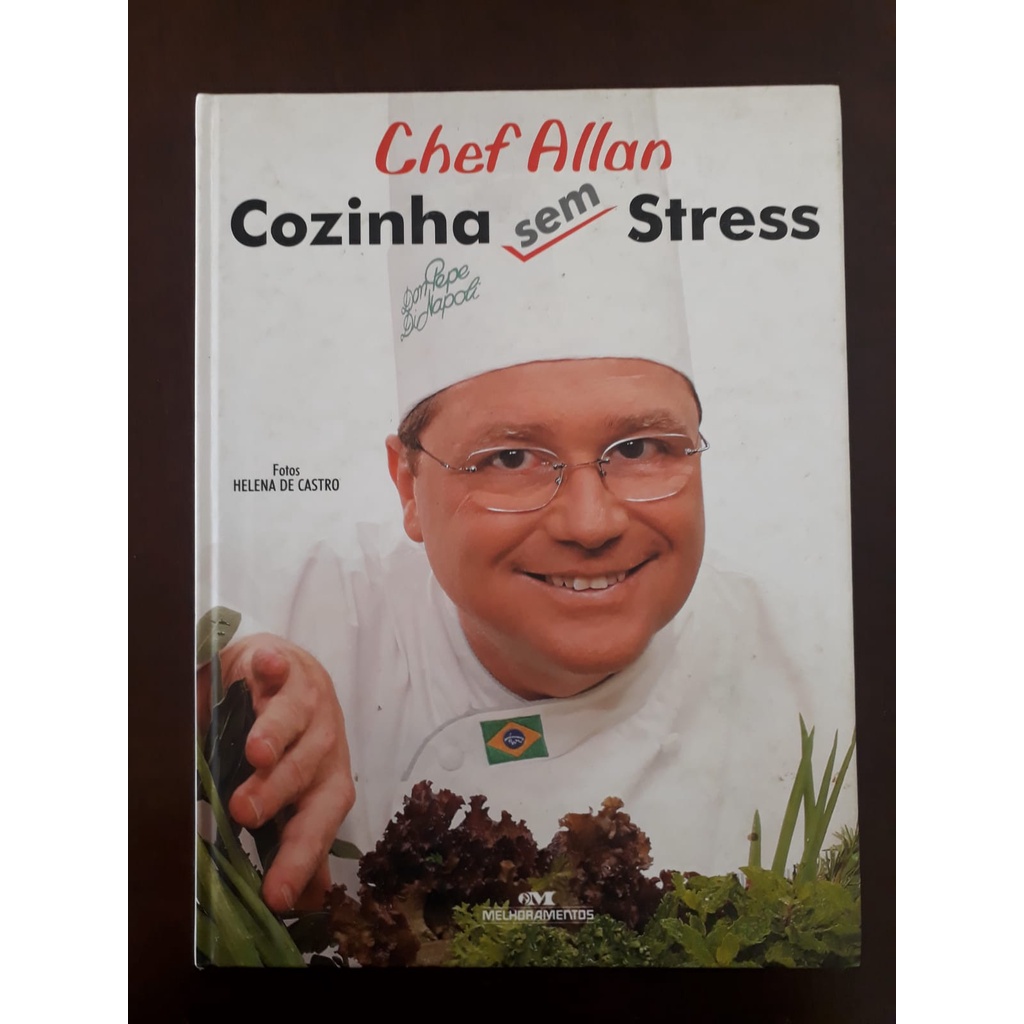 Livro - Cozinha sem Stress - Chef Allan (usado)