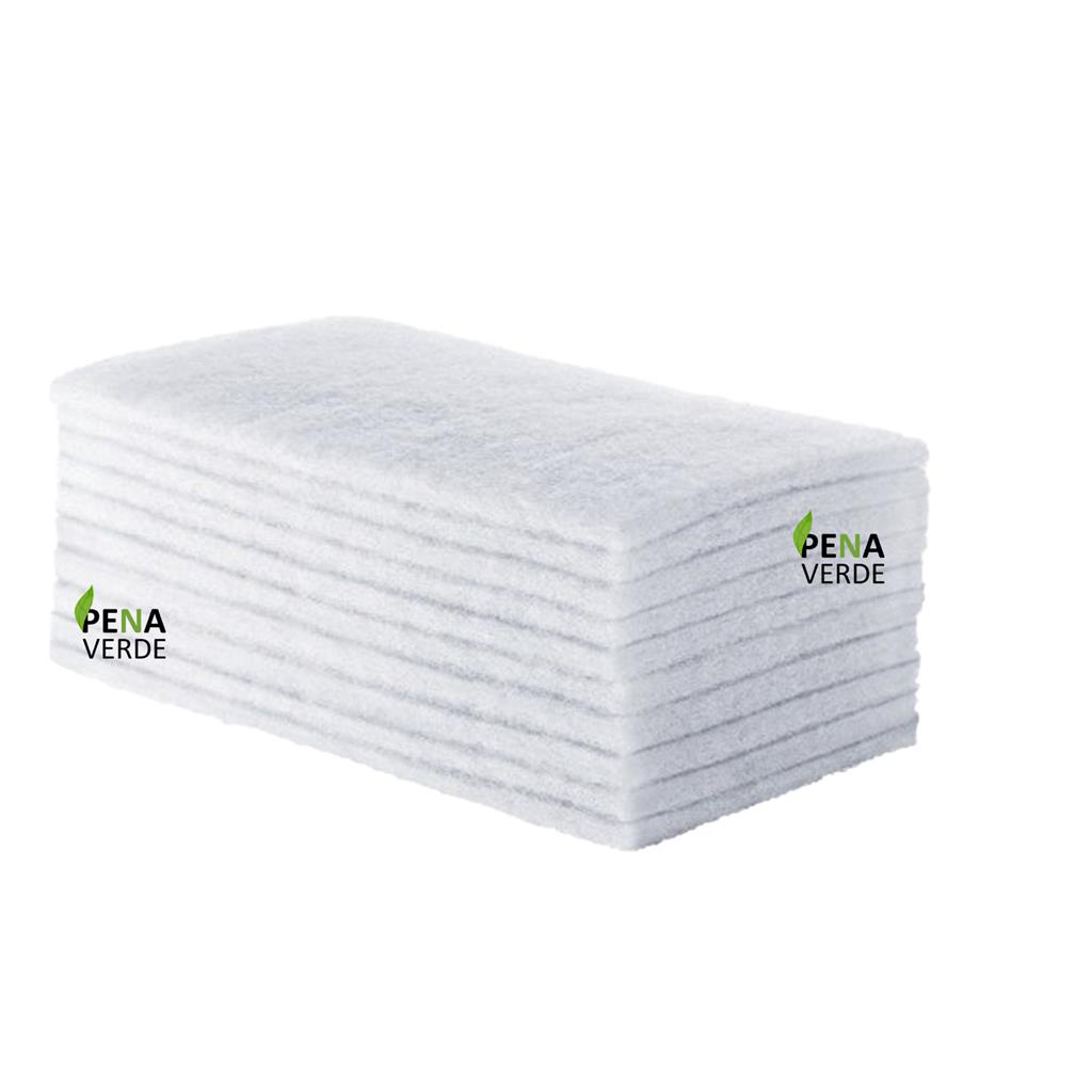 Kit Com 5 Fibras de Limpeza Leve Branca Superficies -Maxitex