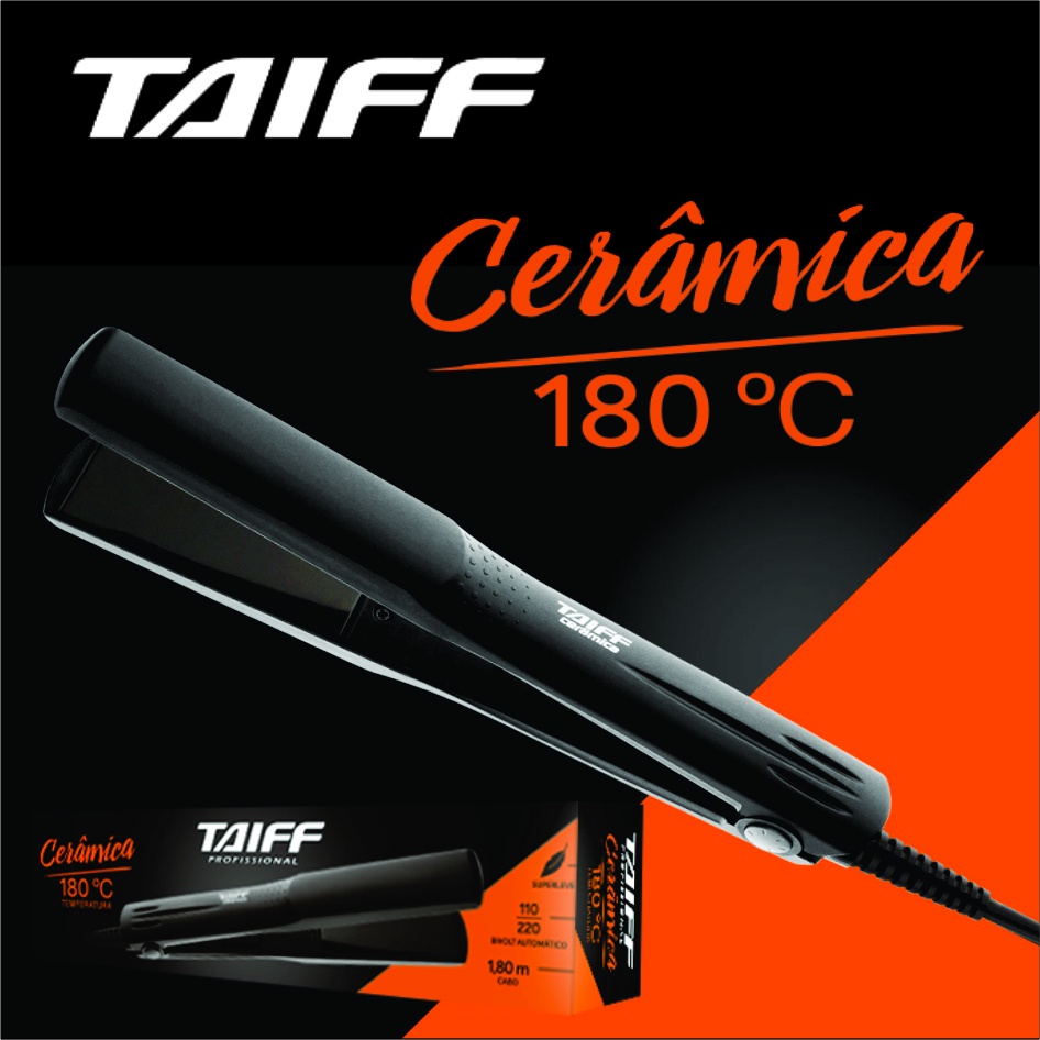 Chapinha Profissional ORIGINAL Prancha Alisadora TAIFF CERAMIC BIVOLT