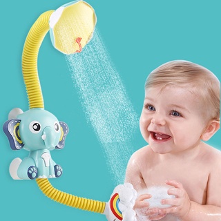 Banho brinquedos do bebê água jogo elefante modelo torneira chuveiro elétrico spray de água brinquedo natação banheiro brinquedos do bebê para crianças presentes