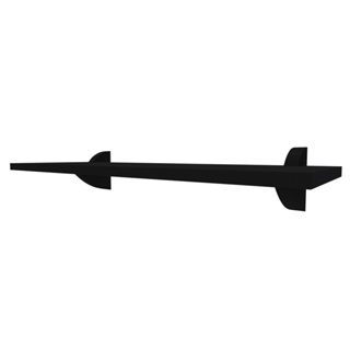 Prateleira em MDP 25X80Cm Preta com Suporte em Oferta na Shopee