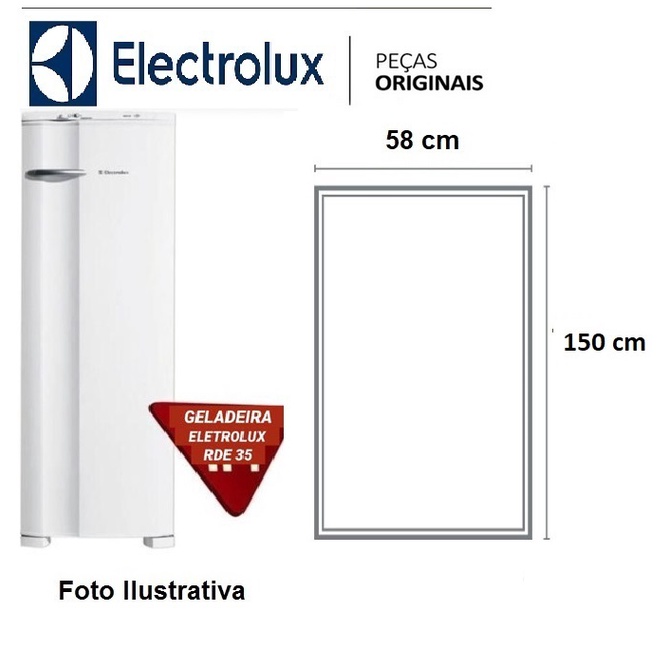 Borracha De Geladeira Eletrolux Rde 35 Super Rde35