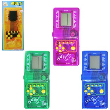 Mini Game Retro Portátil Brick Game 9999 Jogos Em 1 Fx Toys Roxo