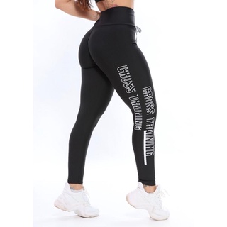 Calça Leg Legging Fitness Feminina Academia Corte no Joelho